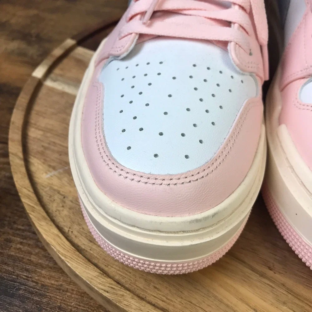 Nike Air Jordan 1 Elevate Low Women 10.5 Atmosphere Pink Grey White Sneakers NEW